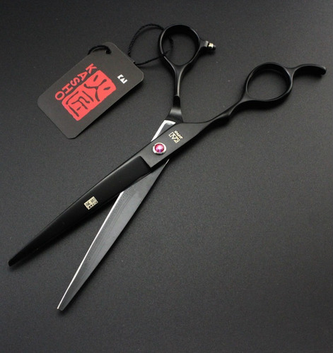Tesoura Canhoto Corte Profissional Preta