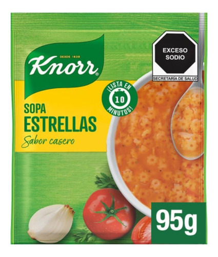 8 Pzas Sopa De Estrellas Knorr 95 G