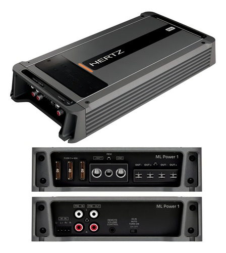Módulo de alimentación Hertz Ml Power 1 (1 canal/1000 W) Color gris mono