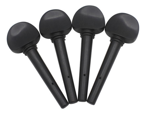 Finest 4pcs / Pack Ebony 3/4 4/4 Cabezales De Para Clavijas