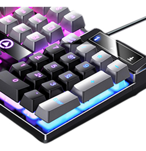 Teclado Mecánico Para Juegos Usb Rgb Retroiluminado Para Pc