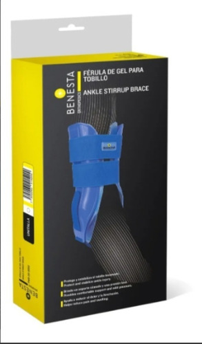 Férula De Gel Para Tobillo Unitalla Comoda Ortopedico Azul