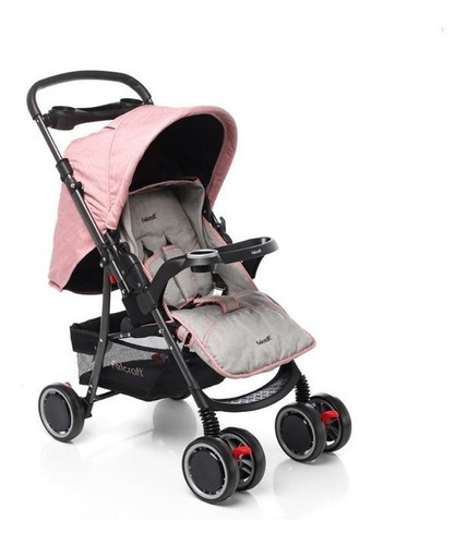  Coche Bebe Rider Puebla Plegable Rosa Carrito 