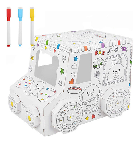 Juguete De Bricolaje 3d De Cartón Para Niños