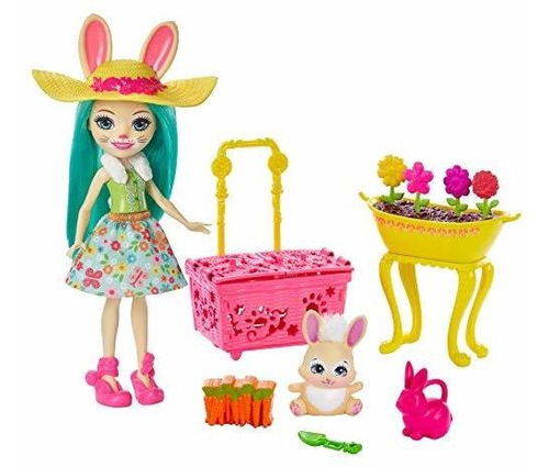 Enchantimals Bunny Blooms Set De Juego Con Muñeca 