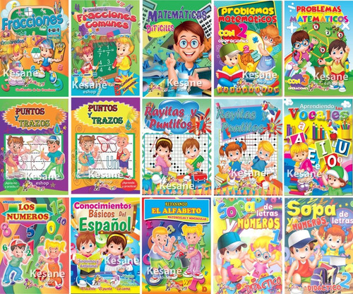 50 Libros Preescolar Educativos Paquete Didactico Mayoreo
