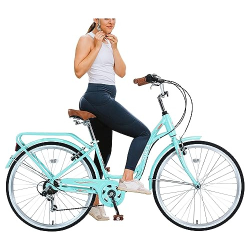 Bicicleta De Cruiser Para Mujer De 26 Pulgadas
