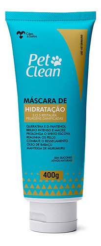 Mascara De Hidrataçao Restaura Pelos Pet Clean 400g