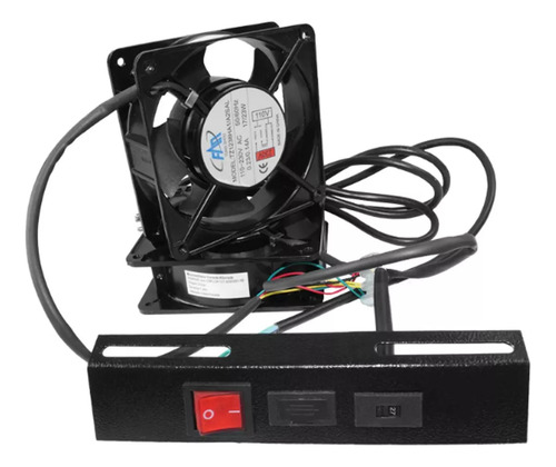 Kit De Ventilação Para Rack 2 Ventiladores Univ 19 Bivolt