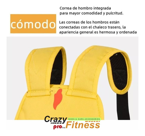 Imagen 4 de 10 de Cinturón De Seguridad Para Niños Bicicleta Moto Otros Crazy
