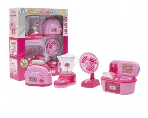 Set De Cocina Con Mini Electrodomésticos Fun Fun Home Tk186