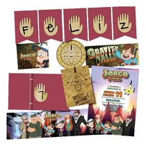 Comprar Kit Imprimible Personalizado Gravity Falls Candy Deco Invit