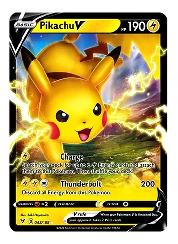 Pikachu  Pokemon, Pikachu pikachu, Cartas de pokemon