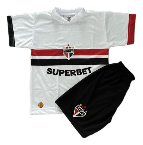 Kit Conjunto Infantil E Juvenil São Paulo 02 Ao 14