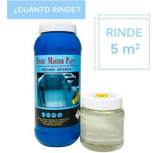 Imagen 3 de 10 de Pintura Para Alberca 1kg Larga Durabilidad
