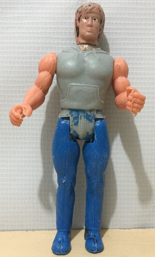 Figura Rambo Plástico Macizo Articulado 80´s Vintage