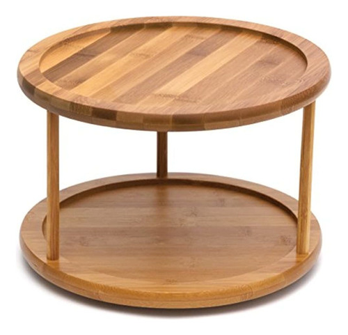 Lipper International 8302 Bamboo Wood 2tier 10 Cocina Girato