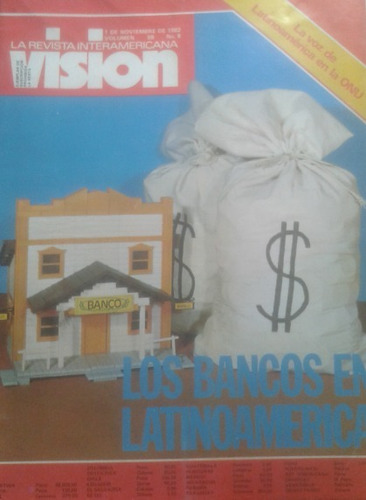 Revista Visión 1 Noviembre 1982 / Bancos Latinoamerica