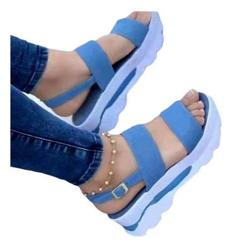 Sandalias Plataforma Dama Daily Casual Fashion Cómodas