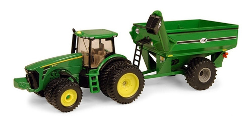 Tractor Tomy Ertl John Deere 8320r Con Carro De Granos J Y M