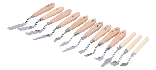 P Espátula Paleta Cuchillo 13pcs Pintura Al Óleo De Forma