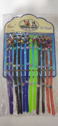 Imagen 7 de 7 de Collar Para Mascota Con Cascabel, Material Pvc.