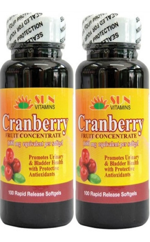 Cranberry + Vitamina C Americana Pura Promo 2 Frascos