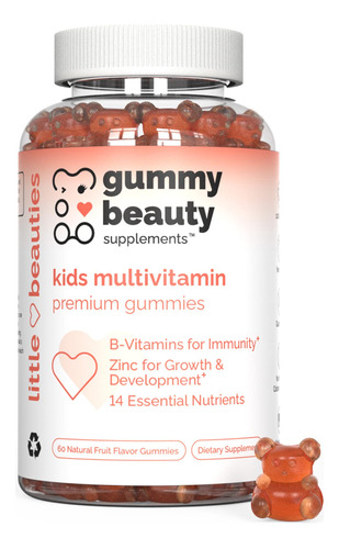 Gummy Beauty Gomitas Multivitaminicas Para Ninos, Vitaminas