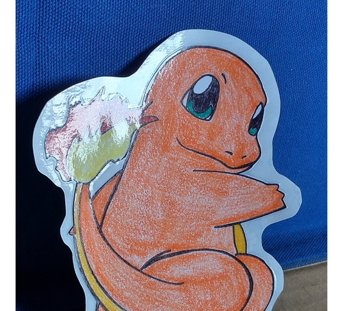 Sticker Casero Charmander Pokémon Bootleg Ov (Usado)