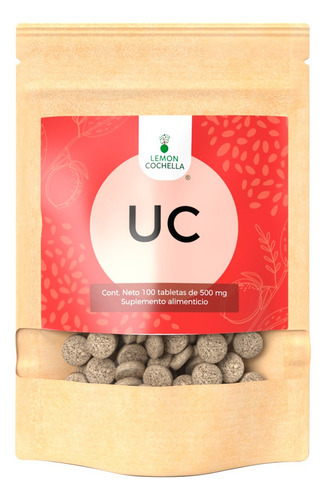 1 Bolsa De Ulc (uc) Concentrado Lemon Cochella. (gastritis) Sabor Sin Sabor