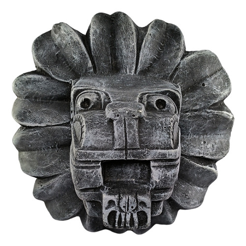 Escultura Piedra Quetzalcoatl Prehispánico Pared Decoración