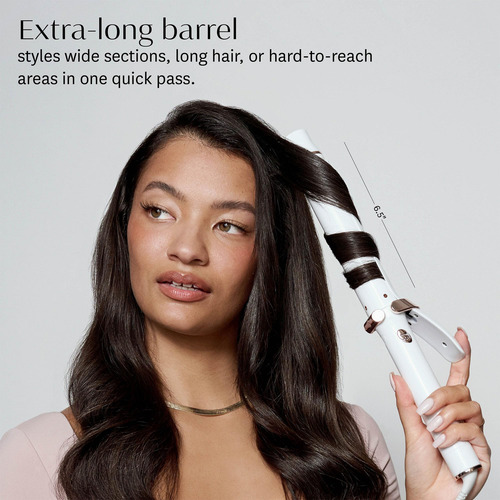 Rizador T3 Singlepass Curl X Barril Extra Largo 9 Calor