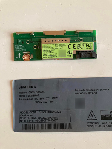 Tarjeta Placa Modulo Wifi / Bluetooth Samsung Qn55ls03aag (Usado)