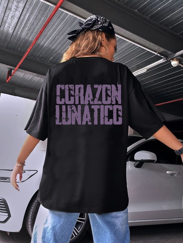 Remera Airbag Oversize Corazon Lunatico El Club De La Pelea