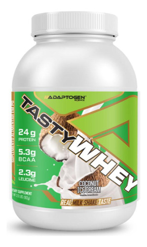 Tasty Whey Coconut Ice Cream 2.0 Lbs - Adaptogen