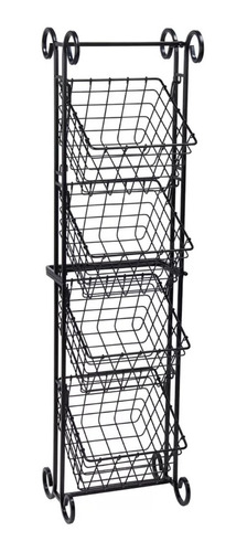 Estante 4 Niveles Canastas Removible Cocina Baño Rack Mikasa