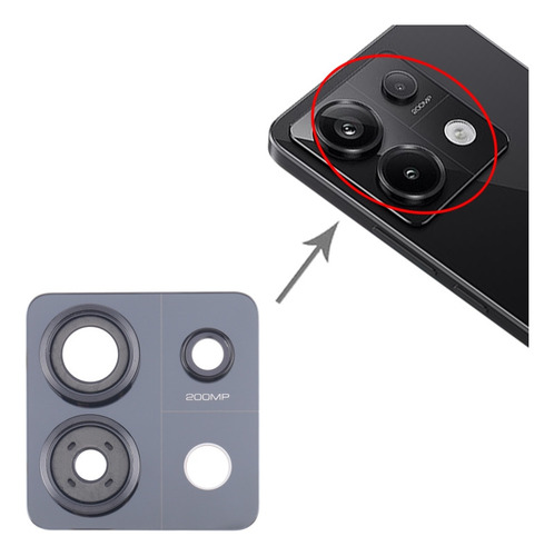 Marco De Lente De Cámara Trasera Blanco For Xiaomi Redmi