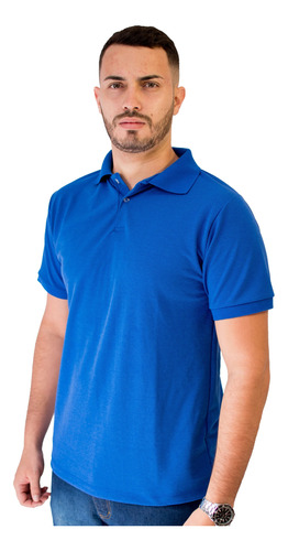 Camisa Gola Polo Masculina Malha Piquet Camiseta Blusa