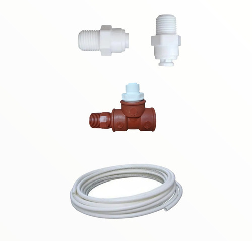 Imagen 2 de 3 de Filtro Purificador Agua Bajo Mesada Doble Con Canilla