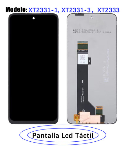 Pantalla Para Moto G13 / G23 Xt2331 Display