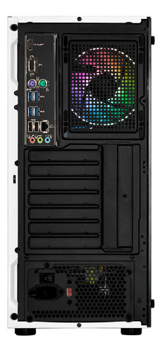 Xtreme Pc Gaming Amd Radeon 760m Ryzen 5 8600g 16gb Ddr5 Ssd 1tb Wifi Kronos White