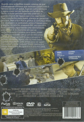 Dvd - Os Renegados - Andrew Simpson / Don Swayze - Lacrado