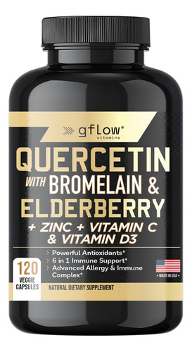 Quercetina Con Vitamina C Y Zinc - Quercetina 500 Mg - Querc