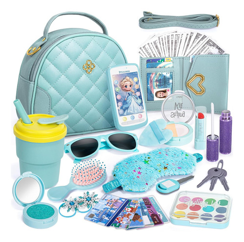 Bolso De Juguete Princesa Frozen Con Accesorios Para Niñas