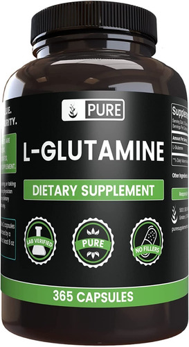 Glutamina 365 Cap Pure Organic - Unidad a $561