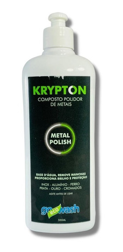 Polidor De Metais 500ml Krypton Metal Polish Go Eco Wash