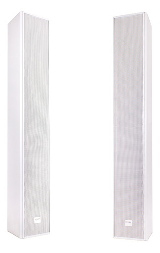 2 Caixa De Som Line Array Column Vertical P/ Igreja 200w Rms