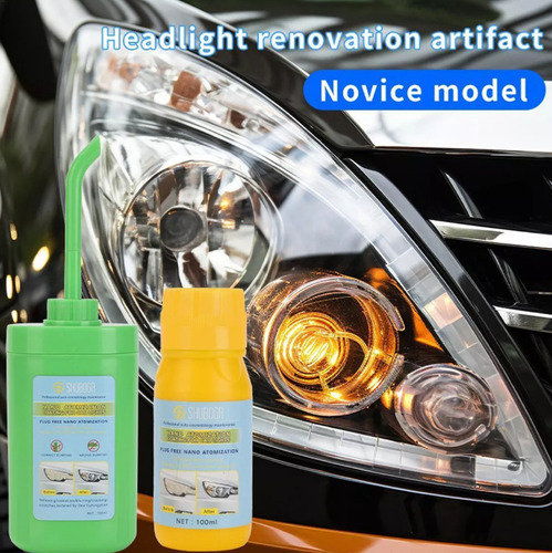 Kit De Restauración De Faros Para Autos Carro Moto Camioneta
