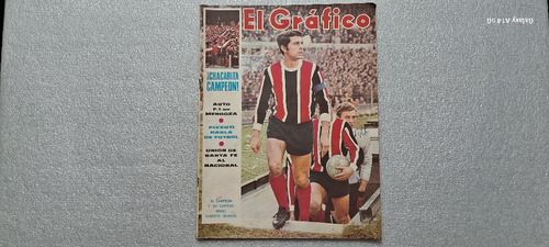 El Gráfico. Chacarita Campeón Metropolitano 1969