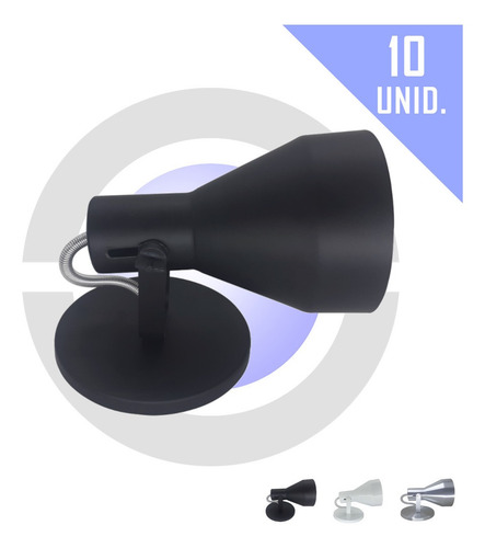Imagem 1 de 7 de Kit 10 Luminaria De Teto Spot Sobrepor Lampada Par30